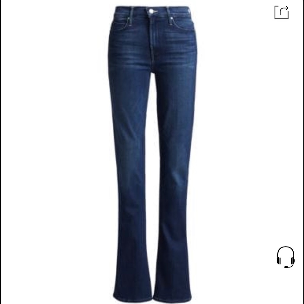 MOTHER brand High wasted run away jeans in Tongue and Chic wash. New with tags